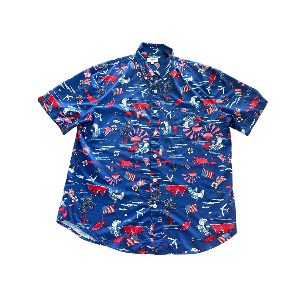 Men's CABANA Button Up Large America‎